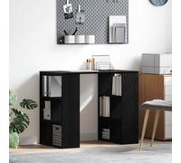 vidaXL Escritorio Roble Negro Madera de ingeniería 90 x 50 x 75 cm