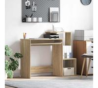 vidaXL Escritorio Roble Sonoma Madera de ingeniería 106 x 41 x 88.5 cm