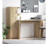 vidaXL Escritorio 2 pcs Roble Sonoma