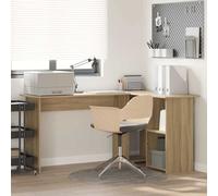 vidaXL Escritorio esquinero Roble Sonoma 142×102×73 cm Madera de ingeniería Moderno