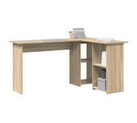 vidaXL Escritorio esquinero Roble Sonoma 142×102×73 cm Madera de ingeniería Moderno