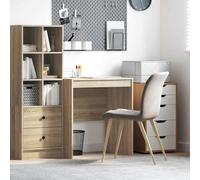 vidaXL Escritorio Roble Sonoma 70 x 50 x 76 cm, Compacto, Mesa de escritura funcional, Ergonómico