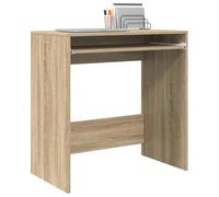 vidaXL Escritorio Roble Sonoma 77.5 x 43 x 79 cm Madera de ingeniería, Escritorio Moderno, Mueble ergonómico para Oficina, estación de Trabajo compacta con Almacenamiento