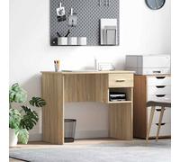 vidaXL Escritorio Roble Sonoma 90 x 49 x 75 cm Madera de ingeniería
