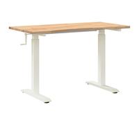 vidaXL Escritorio y Natural 120 x 60 cm Madera de Roble Sólido