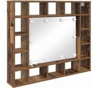 vidaXL Espejo con armario, estilo vintage, 91 x 15 x 76,5 cm, material de madera