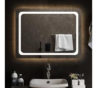 vidaXL Espejo de baño con LED 80x60 cm