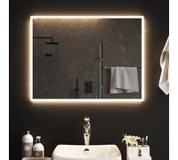 vidaXL Espejo de Baño con LED Entrada Ducha Mueble Aseo Armario Decoración Dimensiones 60 x 60 cm, 80 x 40 cm, 90 x 40 cm y mas
