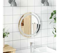 vidaXL Espejo de baño LED redondo 40 cm