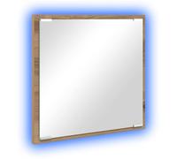 vidaXL Espejo de baño LED Roble artisan 40 x 37 x 8,5 cm