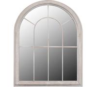vidaXL Espejo de jardín rústico, forma de arco, 69 x 89 cm, para interior y exterior