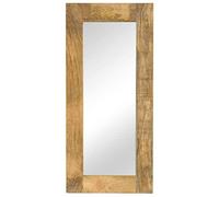 vidaXL Espejo de madera maciza de mango – Decoración interior – 50×50/50×80/50×110 cm