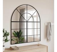 vidaXL Espejo de Pared Arco Decoración de Pared para Salón Pasillo Hierro Negro Dimensiones 60 x 70 cm, 60 x 90 cm, 80 x 80 cm y mas