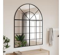 vidaXL Espejo de Pared Arco Decoración de Pared para Salón Pasillo Hierro Negro Dimensiones 60 x 70 cm, 60 x 90 cm, 80 x 80 cm y mas