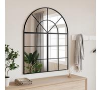 vidaXL Espejo de Pared Arco Decoración de Pared para Salón Pasillo Hierro Negro Dimensiones 60 x 70 cm, 60 x 90 cm, 80 x 80 cm y mas