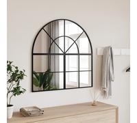 vidaXL Espejo de Pared Arco Decoración de Pared para Salón Pasillo Hierro Negro Dimensiones 60 x 70 cm, 60 x 90 cm, 80 x 80 cm y mas