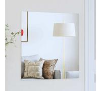 vidaXL Espejo de pared cuadrado 60 x 60 cm vidrio templado