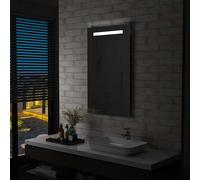 vidaXL Espejo de pared de baño con LED 60x100 cm