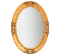 vidaXL Espejo de pared estilo barroco dorado 50x70 cm