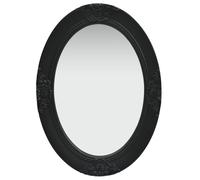 vidaXL Espejo de pared estilo barroco negro 50x70 cm