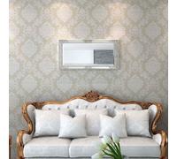 vidaXL Espejo de Pared Estilo Barroco 100 x 50 cm Plateado