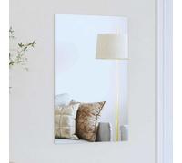 vidaXL Espejo de pared Rectangular 60 x 40 cm vidrio templado sin marco, moderno para baño