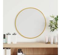 vidaXL Espejo de pared redondo dorado Ø 30 cm
