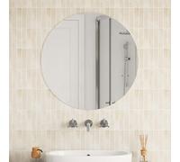 vidaXL Espejo de pared redondo vidrio 70 cm