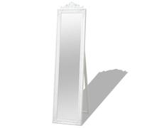 vidaXL Espejo de pie estilo barroco blanco 160x40 cm