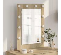 vidaXL Espejo de Tocador Roble Sonoma 70 x 50 x 18 cm Rectangular