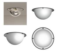 vidaXL Espejo de tráfico de cúpula completa, diámetro 40 cm, acrílico. Espejo de tráfico, espejo de seguridad, espejo panorámico, espejo convexo