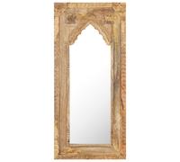 vidaXL Espejo de 50x3x110 cm, madera maciza de mango