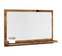 vidaXL Espejo mueble baño madera ingeniería 60x11x37 cm en color Gris hormigón/Madera antigua/Roble Sonoma y más | almacenamiento funcional diseño moderno para baño dormitorio sala