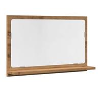 vidaXL Espejo mueble baño Roble Artisan – Madera ingeniería – 60x11x37 cm