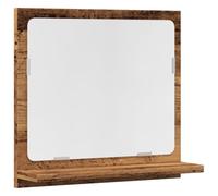 vidaXL Armario con espejo para baño Madera ingeniería envejecida 40x11x37 cm