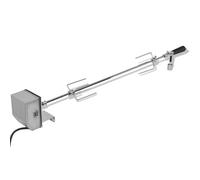 vidaXL Espetón para asados/barbacoa con motor profesional acero 1200 mm