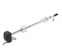vidaXL Espetón para asados y barbacoa con motor acero 1000 mm