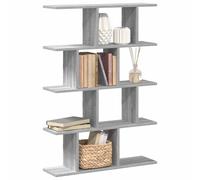 vidaXL Estante cubo de pared 12 compartimentos madera gris sonoma