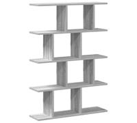 vidaXL Estante cubo de pared 12 compartimentos – Madera gris Sonoma, flotante