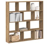 vidaXL Estante cubo de pared 12 compartimentos madera roble artisan