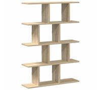 vidaXL Estantería cubo de pared 12 compartimentos, madera Roble Sonoma, flotante