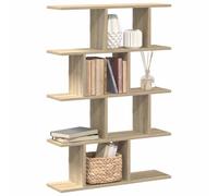 vidaXL Estante cubo de pared 12 compartimentos madera roble sonoma