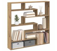 vidaXL Estante cubo de pared 7 compartimentos madera roble artisan