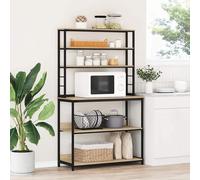 vidaXL Estantería de cocina, 5 niveles, 100 x 40 x 168 cm, material de madera