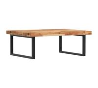 vidaXL Estante de Lavabo de Pared Acero y Madera Maciza de Acacia