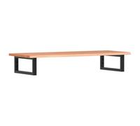 vidaXL Estante de lavabo de pared de acero y madera maciza de roble