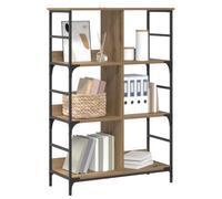 vidaXL Estante de Libros 4 Niveles 78,5 x 33 x 117,5 cm Metal PB