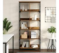 vidaXL Estantería para libros 4 niveles 78,5 x 33 x 188,5 cm metal PB