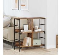 vidaXL Estante de libros 4 niveles 78.5 x 33 x 82 cm Madera vieja