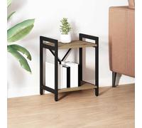 vidaXL Estante de Libros Roble Artesanal 40 x 30 x 50 cm, Estantería Industrial Moderna, Unidad de Almacenamiento Resistente, Organizador en Niveles para Sala y Oficina